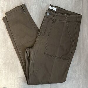 KENSIE Khaki Cotton Blend Cargo Pant, Size 8/29